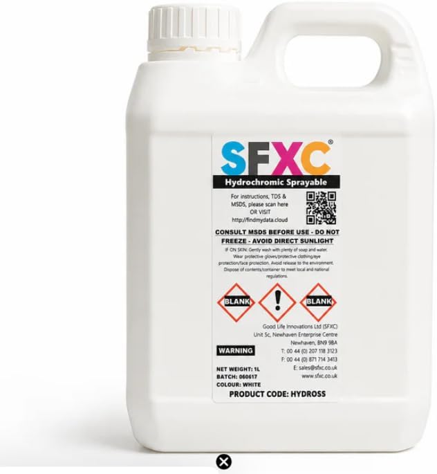 Hydrochromic Sprayable Coating - Ink/Paint (1 Litre)