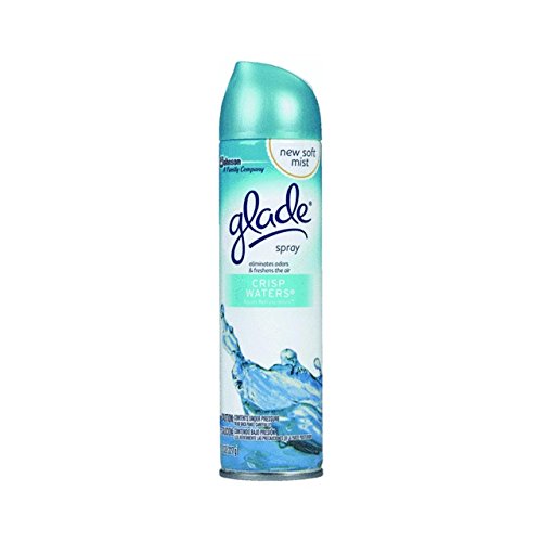 Glade Air Freshener, Room Spray, Crisp Waters, 8 Oz, 12 Count