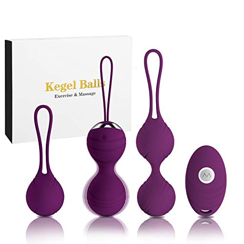 Abandship 2 in 1 Kegel Balls Kit - Ben Wa Kegel Balls for Women Beginners & & Advanced, 3 Weights Doctor Recommended Kegel Exercise Weights Products for Women Bladder Control and Pelvic Floor Training