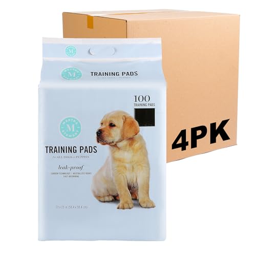 Image of Martha Stewart for Pets Training Pads for All Dogs & Puppies | 23 inch x 23 inch Puppy Pads Effective Way to Train Your Dog or Puppy and Keep Your Home Clean (Pack of 1,100 Count Total)