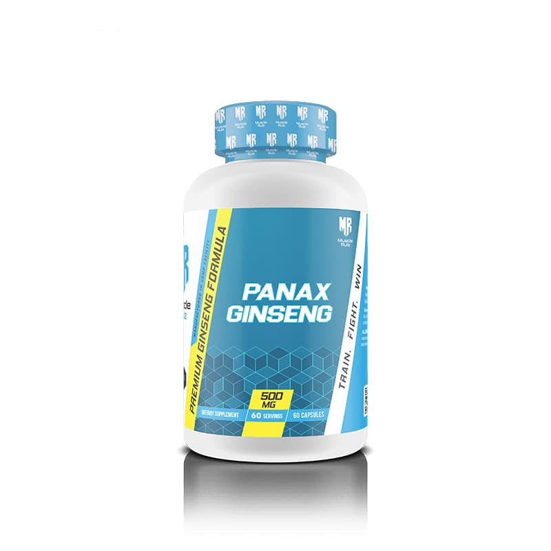 Muscle Rulz Panax Ginseng 500mg - 60 Servings