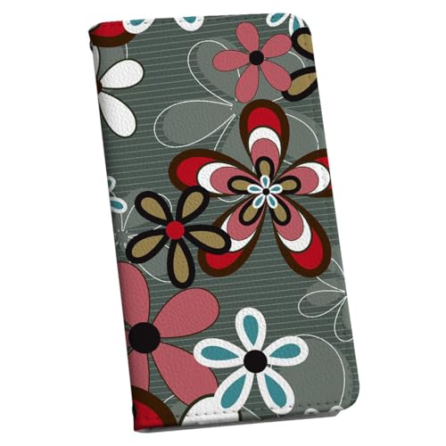 Xperia 10 VII �p �X�}�z�J�o�[ SO-52F / SOG16 / XQ-FE44 ���ʑΉ� �蒠�^�P�[�X �}�O�l�b�g�� �s�^�b�ƕ܂� ���U�[�P�[�X �J�[�h���[ 005249 �� �� �O���[