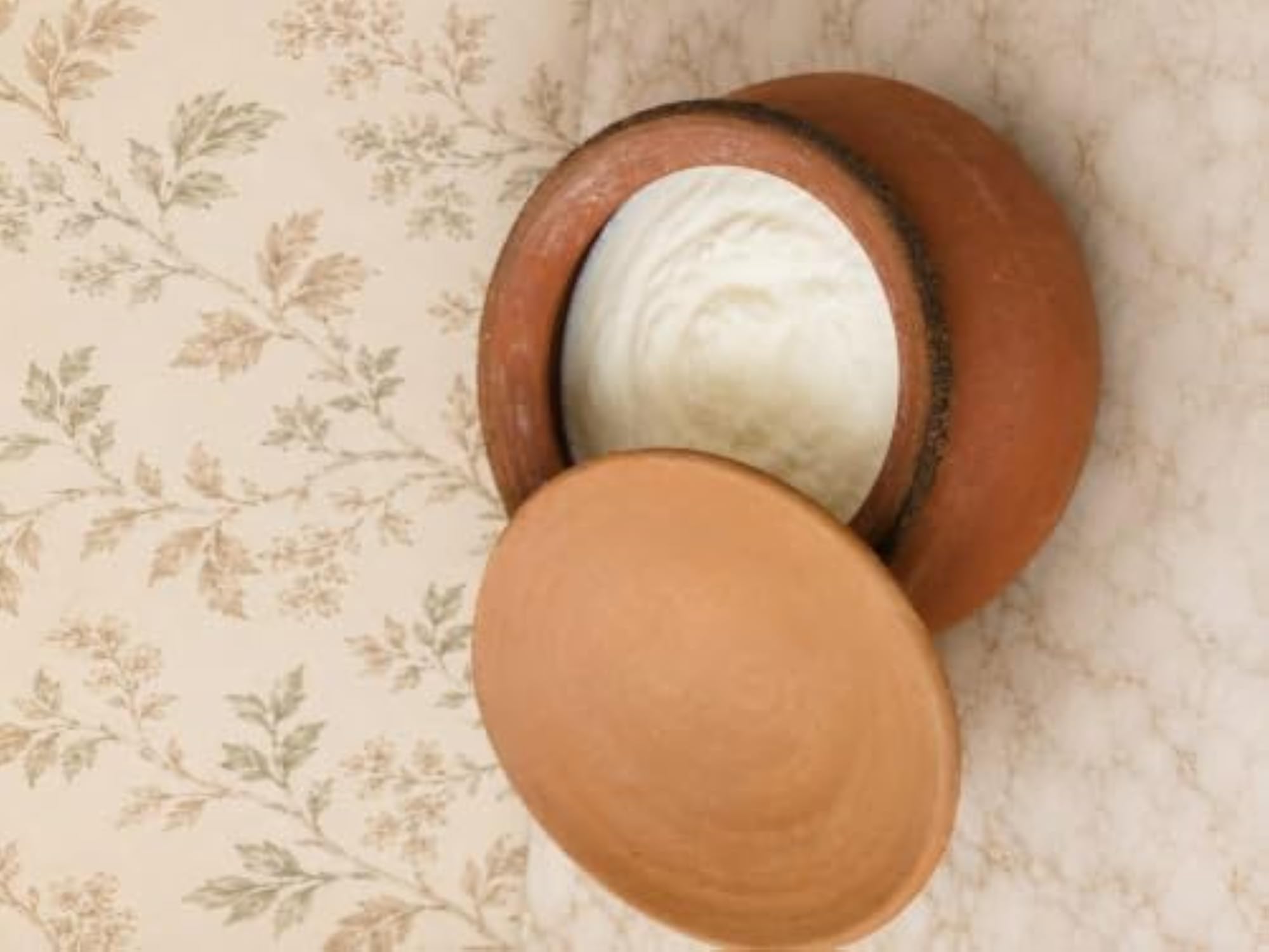 Handmade Organic Clay Dahi Handi with Lid