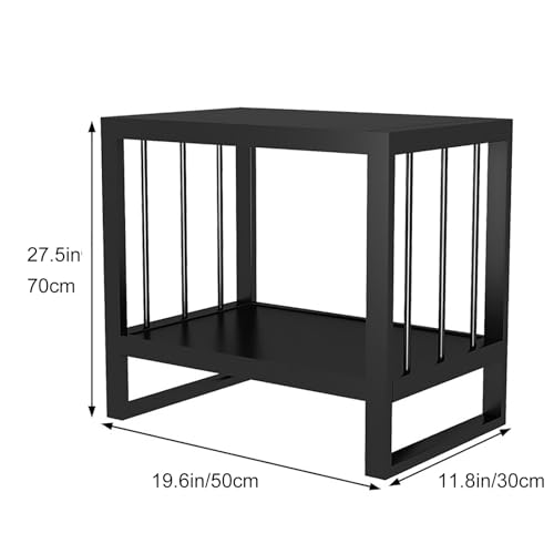 Support d'aquarium en métal robuste meuble double couche 50x30cm - 3