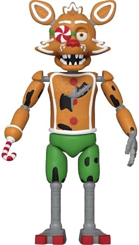 Miniatura 4 de Funko Figura de acción El paquete de vacaciones de FNAF Friday Night at Freddy's incluye Snow Chica, Elf Bonnie, Gingerbread Foxy, Santa Freddy