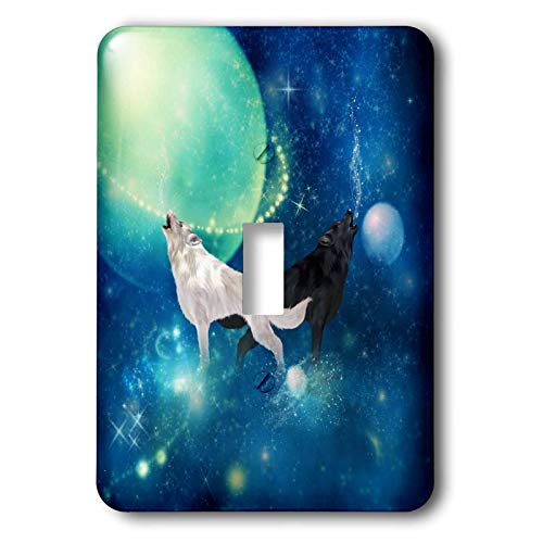 Interruptor de luz 3dRose lsp_289163_1 con placa decorativa de acabado mate resistente 2