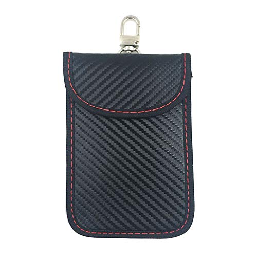 Ronyme 2 Pacotes de Chave de Carro Faraday Bolsa de Bloqueio de Sinal Capa Porta-chaves de Segurança