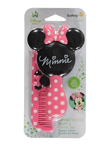 Minnie brush and comb set pour la toilette quotidienne du nourrisson