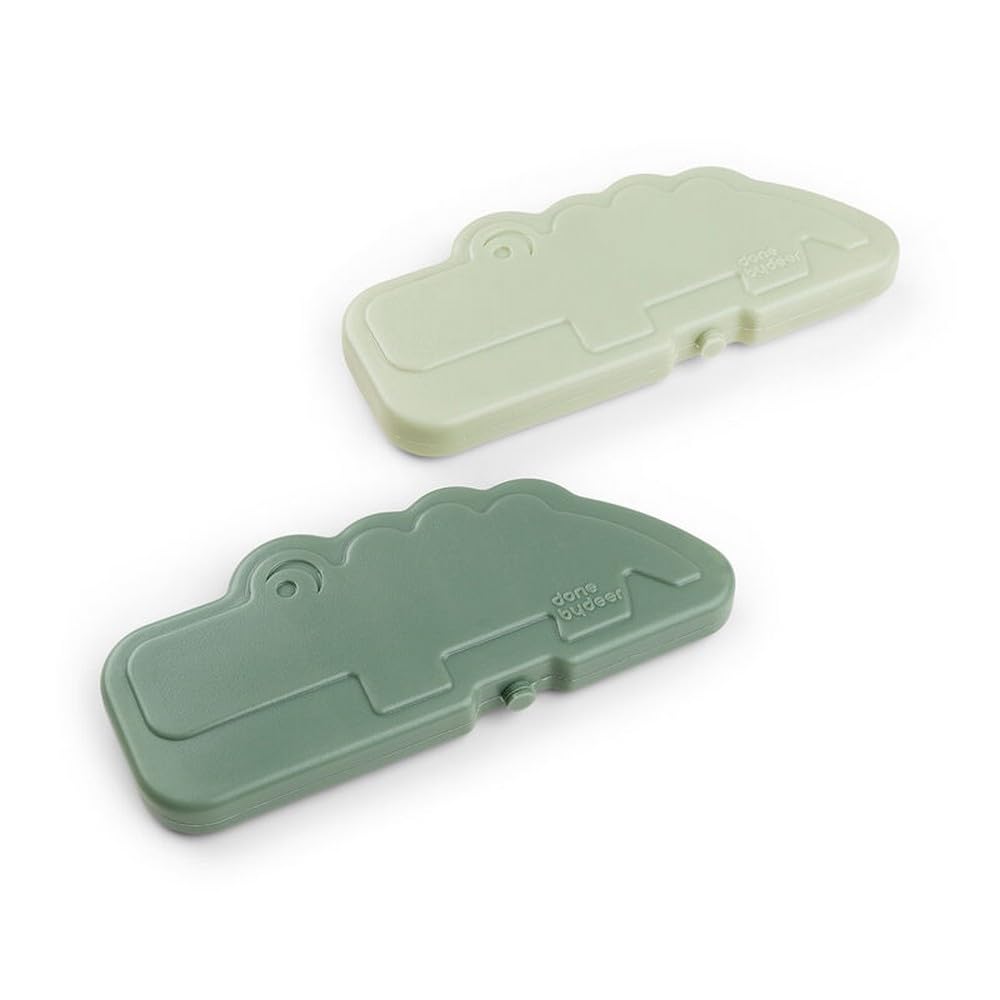 Done By Deer Cooling Element Lot de 2 sacs de glace réutilisables pour boîte à lunch alimentaire sans BPA pour garder les collations au frais