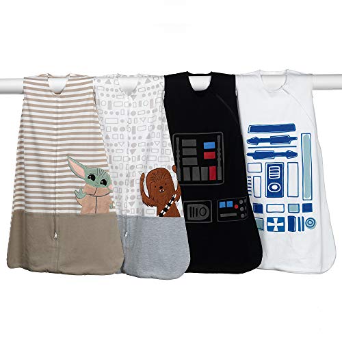 Lambs & Ivy Star Wars Chewbacca Cotton Rich Gray/White Wearable Blanket #TOP4