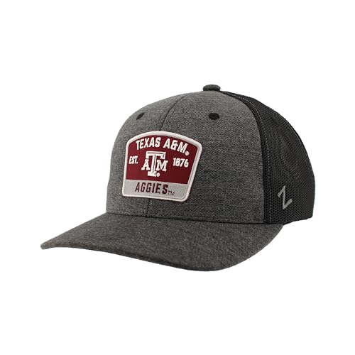 Texas A&M Aggies NCAA Officially Licensed Trucker Hat Carson Patch Switchback Black