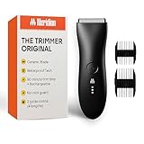 The Trimmer by Meridian: Electric Below-The-Belt Trimmer Built for Men | Effortlessly Trim Pesky Hair | Waterproof Groin & Body Shaver | 90 Minute Battery Life with Universal USB Charging (Sage)