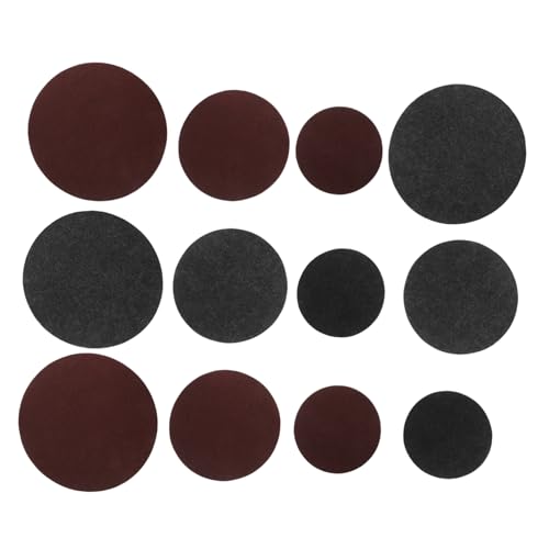 POPETPOP 12 Piezas Posavasos Redondos de Fieltro Doble Cara Antideslizante Protectores de Suelo para Macetas y Muebles Decorativos