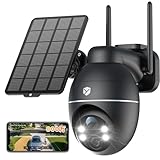 800万画素・360度PTZ Dipclea 防犯カメラ 屋外 ソーラー 家庭用 4k wifi camera 監視カメラ ワイヤレス/防犯対策/PIR人体検知/警報通知/夜間カラー撮影/2.4GHzWiFiのみ Alexa/google対応 双方向通話 SDカード/クラウド録画 無線 電源不要 工事不要 スマホで確認できる防犯カメラ ネットワークカメラ ソーラー 8MP