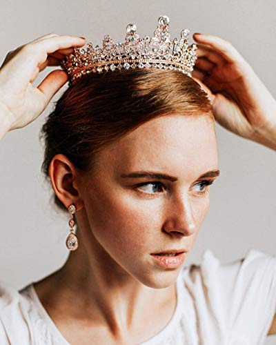 Sweetv Queen Crowns - Rhinestone Wedding Crowns And Tiaras For Women, Birthday Tiara For Cake Topper, Costume Party Hair Accessories With Gemstones #TOP5