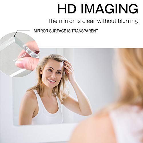 Image of NeuType Full Length Mirror, 65 inch x 22 inch Aluminum Alloy Frame Floor Mirror with Stand, Mirror Full Length, Free Standing or Wall Mounted or Leaning Against Wall, Brushed Silver