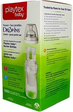 Playtex Drop-Ins 8 oz Liners, 100 ct