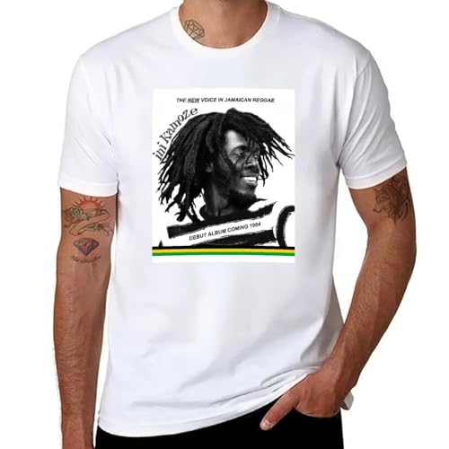 Photo de HGmkUNEa Ini Kamoze - Vintage 1984 Promo T-Shirt White 3XL