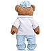 HollyHOME Doctor Bear Stuffed Animal Teddy Bear in Doctor Uniform Medical Gifts for Doctors Med School Students and Kids 16 inches