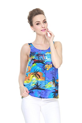 Image of Hawaii Hangover Family Matching Hawaiian Clothes, Sunset Blue | Family matching Hawaiian outfits, Sunset Blue, lightweight rayon, machine washable, tropical print, luaus, cruises