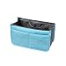 Insert Bag Organizer, Bag in Bag for Handbag Purse Organizer (13 Pockets, Blue), Large