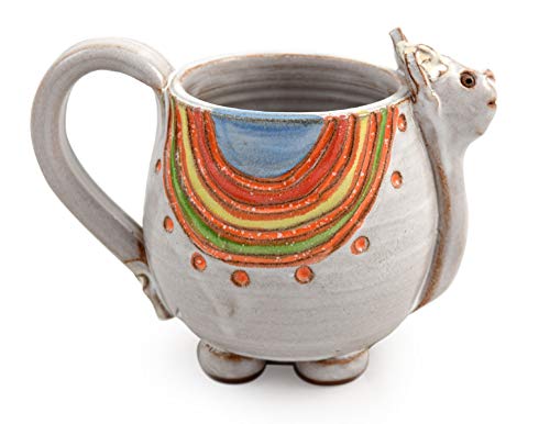 Taza de cerámica Dolly the Llama 14 oz miniatura 4