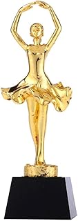BAFAFA Golden Trophy Dance Trophy Championship Trophy for School Creative Competition Trophy Awards and Party Celebrations, Award Ceremony and Appreciation Gift (Color : Gold, Size : 29 * 8cm) Trophy