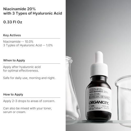 ORGANICITY Discovery Serum Kit | Ultra-Low Molecular Oligo-Hyaluronic Acid | Niacinamide 20% + 3 Types of Hyaluronic Acid 1% | Tranexamic Acid 10% Medium Viscosity | 3x Concentrated Serums 0.33 Fl Oz