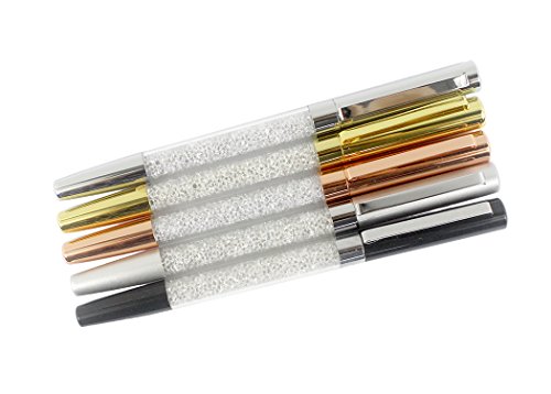 Gullor 5PCS Bolígrafos Gel con Cristales, Tinta Negra miniatura 4