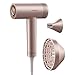 Philips -8000 Series Hair Dryer with ThermoShield Advanced, Ionic, Brushless DC Motor, Scalp Care, 1400 W, Rose Champagne, Model BHD837/10