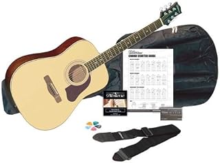 Silvertone SD3000 Acoustic Guitar Pack, Natural