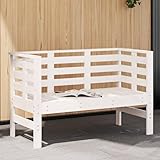 Une expérience d'assise confortable : dotée d'accoudoirs et d'un dossier, la banquette de jardin vous offre un confort optimal.