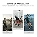 BESPORTBLE 4 Sets Inline Skate Strap Replacement, Adjustable Roller Skate Strap Replacement Inline Roller Skate Straps with Screws Nuts for Men Women Kids