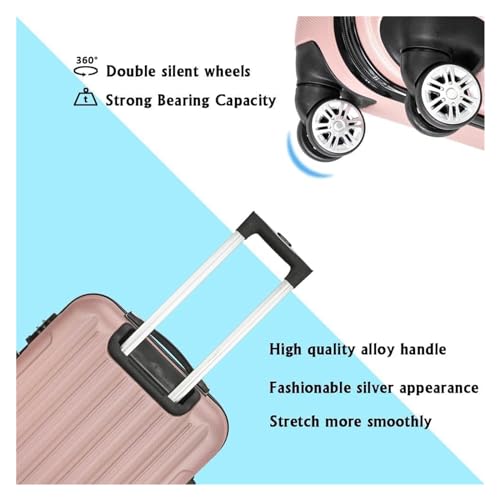 VEGIONES Luggage，Suitcases With Wheels Carry On Luggage 3 Luggage Sets Fashionable Suitcase Large Capacity Luggage Suitcase Wheeled Travel Luggage Exquisite Trolley Luggage Lightweight3