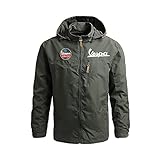 2020 Vespa Neue Männer College Mit Kapuze Stil Custom Print Klassische Warme Sweatshirts Reißverschluss Strickjacke Jacke Hoodie Mantel Männlich (C,XXL)