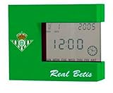 Color: multicolor real betis Despertador Digital, Multicolor, Talla Única