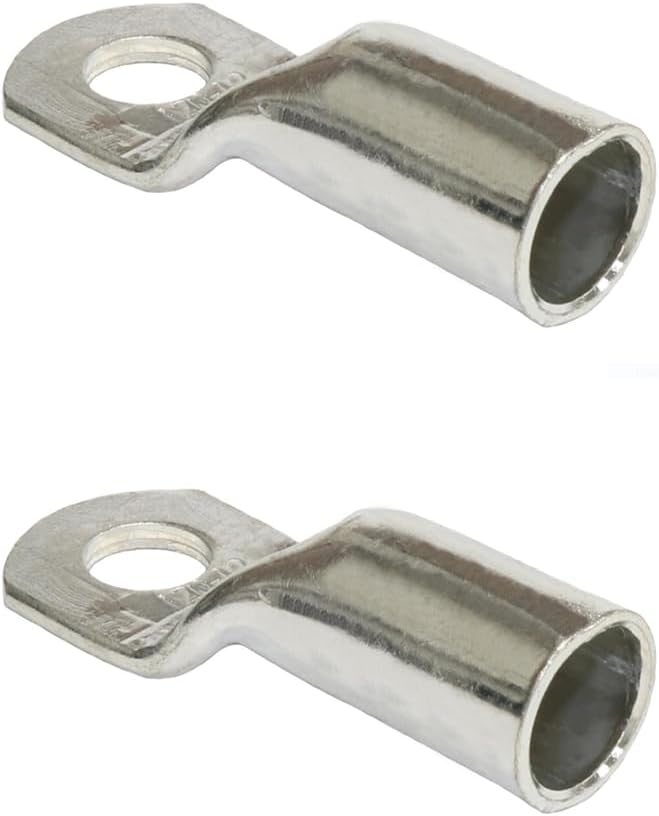 Parlex 2 70mm² 10.5mm M10 E-Cu Tin/Copper Tube Terminals Cable Crimp Lug Eyelet, End