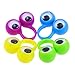 Kisangel 12pcs Eye Finger Puppet Eye On Rings Googly Eyeball Ring for Kids Boys Girls Fun Show Prize Fillers Birthday Easter Party Favor (Random Color)