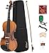 Eastar 4/4 Violinenset in voller Größe, matte Violine für Anfänger und Erwachsene mit Hartschalenkoffer, Schulterstütze, Bogen, Stimmgerät und zusätzlichen Saiten