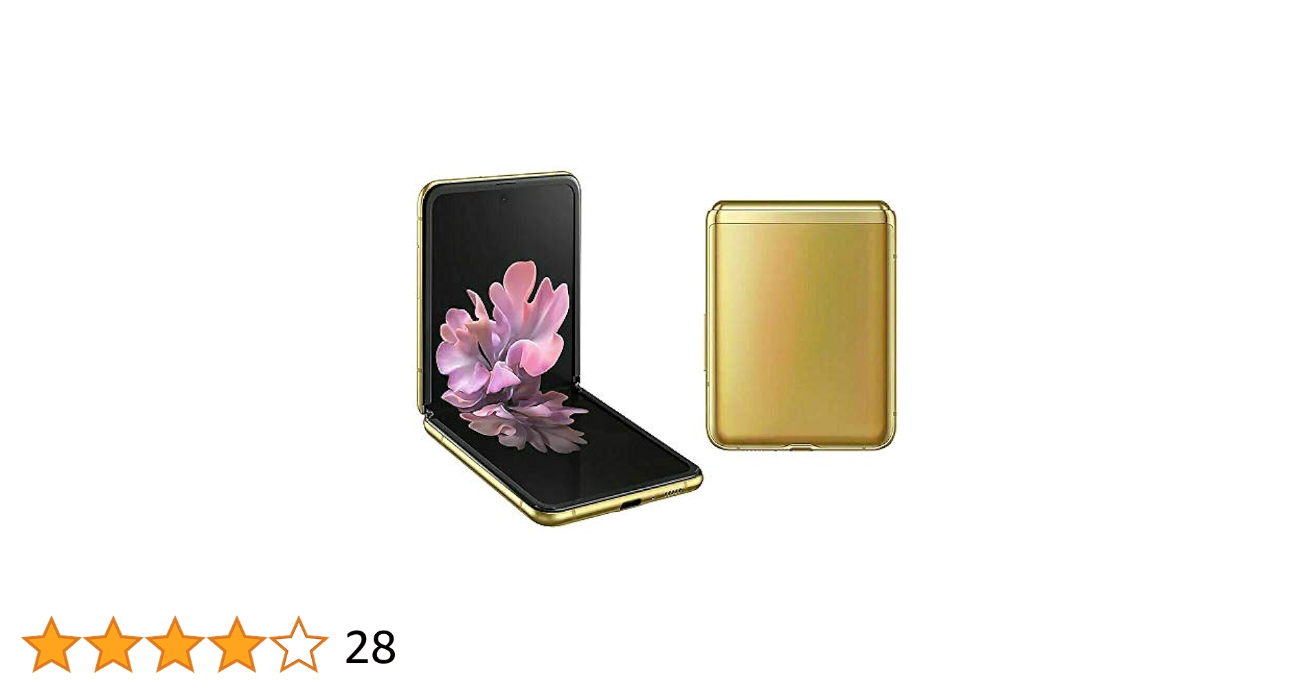 Galaxy Z Flip ゴールド 256GB SM-700N SAMSUNG Galaxy Z Flip F700F-DS (256GB 8GB, Mirror Gold): Buy