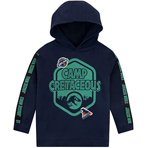 Jurassic World Boys Dinosaur Hoodie Camp Cretaceous Kids Hooded Sweatshirt2