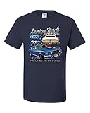 Ford Mustang Shelby 1967 GT T-Shirt American Made Muscle Cars Mens Tee Shirt Navy Blue Large