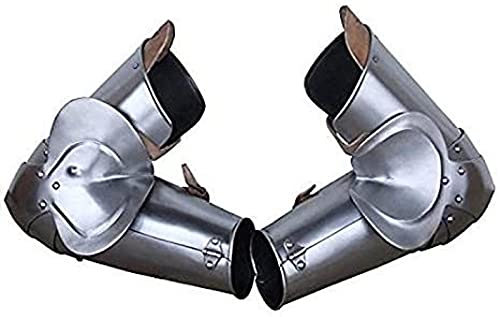 NauticalMart Milanese Arm Harness Vambrace and Elbow Cops Silver