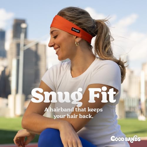Image of Sweatband for Men and Women - Unisex Non Slip Headband that Wicks Moisture and Eliminates Excess Sweat - Durable & Long-Lasting - Running, Sports, Gym