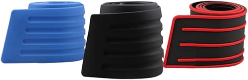 Miniatura 7 de VARGTR Protector de parachoques trasero de automóvil, goma universal resistente a los arañazos para puerta del maletero, accesorios exteriores del
