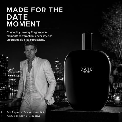 Image of Fragrance One Distinctive Men's Fragrance | Date for Men | Aromatic Wood Notes | Eau de Parfum for Men | Intensive | Suitable for Everyday Use (1.7 fl. oz. / 50 ml, DATE)