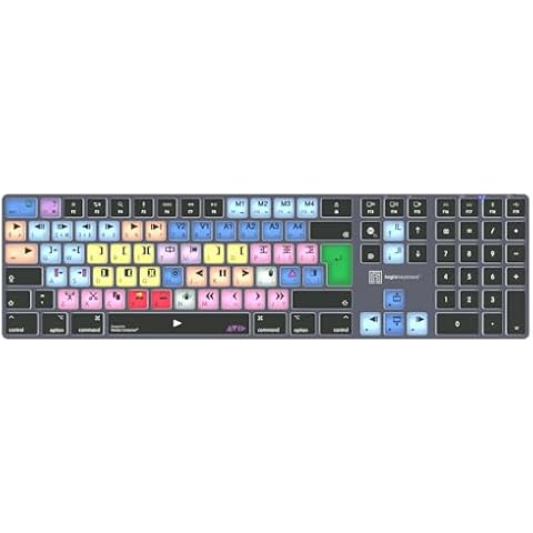LOGICKEYBOARD Wireless Backlit Titan for Avid Media Composer Cover