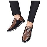 LLDG Herren Mokassins Loafers Freizeitschuhe Atmungsaktiver Komfort Wanderschuhe Mode Büro Abendschuhe Slipper Männer Fahrschuhe Lässige Business Schuhe Klassischer Schnürschuhe