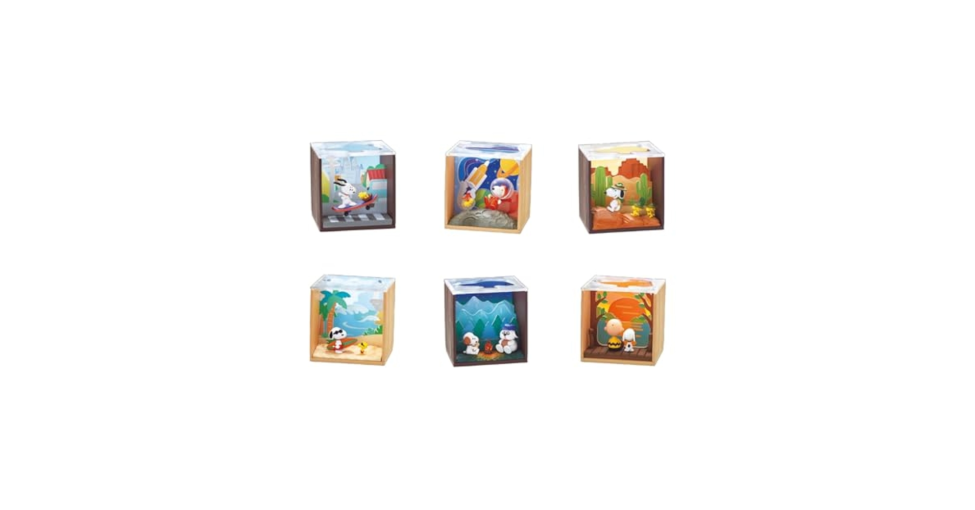 Amazon.com: Re-Ment - Figurine Snoopy - Scenery Box Boite De