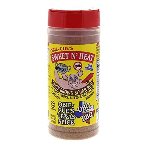 Obie-Cue's Sweet N' Heat Rub 12.4oz Cover
